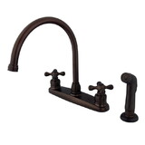 Elements of Design EB725AXSP Centerset Kitchen Faucet, Oil Rubbed Bronze