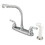 Elements of Design EB751 8" High Arch Kitchen Faucet With Sprayer, Polished Chrome