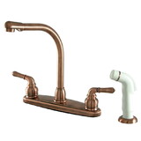 Elements of Design EB756 Centerset Kitchen Faucet, Antique Copper