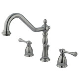 Elements of Design EB7971BL 8-Inch Widespread Lavatory Faucet with Retail Pop-Up, Polished Chrome