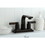 Elements of Design EB8465NDL 4-Inch Centerset Lavatory Faucet with Push Pop-Up Drain, Oil Rubbed Bronze
