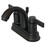 Elements of Design EB8615NDL Two Handle 4" Centerset Lavatory Faucet with Brass Pop-up, Oil Rubbed Bronze Finish