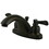 Elements of Design EB8645NFL Two Handle 4" Centerset Lavatory Faucet with Retail Pop-up, Oil Rubbed Bronze Finish