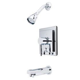 Elements of Design EB86510DL Tub and Shower Faucet with Diverter, Polished Chrome