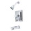 Elements of Design EB86510DL Tub and Shower Faucet with Diverter, Polished Chrome