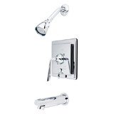 Elements of Design EB86510ZL Tub and Shower Faucet with Diverter, Polished Chrome