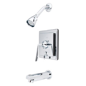 Elements of Design EB86510ZL Tub and Shower Faucet with Diverter, Polished Chrome