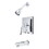 Elements of Design EB86510ZL Tub and Shower Faucet with Diverter, Polished Chrome