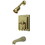 Elements of Design EB86524HL Tub and Shower Faucet, Polished Brass