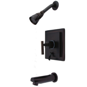 Elements of Design EB86550CQL Tub and Shower Faucet, Oil Rubbed Bronze