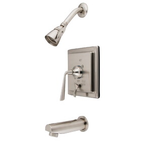 Elements of Design EB86580ZL Tub and Shower Faucet with Diverter, Brushed Nickel