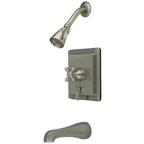 Elements of Design EB86584BX Tub and Shower Faucet, Brushed Nickel