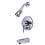 Elements of Design EB86910DLT Trim Only With Diverter, Polished Chrome