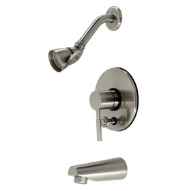 Elements of Design EB86980DLT Tub and Shower Faucet with Diverter, Trim Only, Brushed Nickel