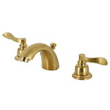Elements of Design EB8957FL Mini-Widespread Lavatory Faucet, Brushed Nickel/Polished Chrome