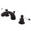 Elements of Design EB945B Mini-Widespread Lavatory Faucet with Retail Pop-Up, Oil Rubbed Bronze