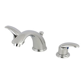 Elements of Design EB961LL 8-Inch Widespread Lavatory Faucet with Retail Pop-Up, Polished Chrome