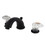 Elements of Design EB965ALL Two Handle 4" to 8" Mini Widespread Lavatory Faucet with Retail Pop-up, Oil Rubbed Bronze
