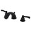 Elements of Design EB965FL Two Handle 4" to 8" Mini Widespread Lavatory Faucet with Retail Pop-up, Oil Rubbed Bronze