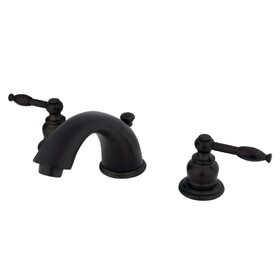 Elements of Design EB965KL Two Handle 4" to 8" Mini Widespread Lavatory Faucet with Retail Pop-up, Oil Rubbed Bronze