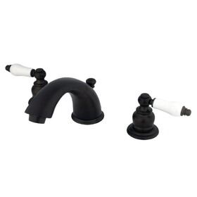 Elements of Design EB965PL Two Handle 4" to 8" Mini Widespread Lavatory Faucet with Retail Pop-up, Oil Rubbed Bronze