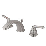 Elements of Design EB968B 8-Inch Widespread Lavatory Faucet with Brass Pop-Up, Brushed Nickel