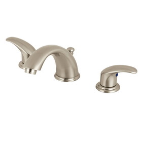 Elements of Design EB968LL 8-Inch Widespread Lavatory Faucet with Retail Pop-Up, Brushed Nickel