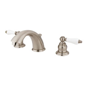 Elements of Design EB978B Two Handle 8" to 16" Widespread Lavatory Faucet with Retail Pop-up, Satin Nickel