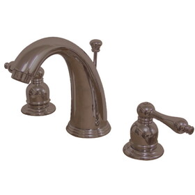 Elements of Design EB985AL Two Handle 8" to 16" Widespread Lavatory Faucet with Retail Pop-up, Oil Rubbed Bronze
