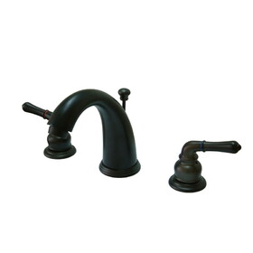 Elements of Design EB985 Two Handle 8" to 16" Widespread Lavatory Faucet with Retail Pop-up, Oil Rubbed Bronze Finish