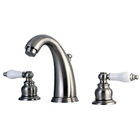 Elements of Design EB988PL 8-Inch Widespread Lavatory Faucet with Retail Pop-Up, Brushed Nickel