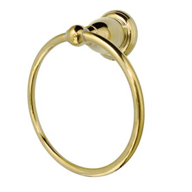 Elements of Design EBA1754PB Towel Ring, Polished Brass