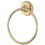 Elements of Design EBA314PB 6" Towel Ring, Polished Brass