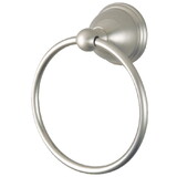 Elements of Design EBA3964SN 6-Inch Towel Ring, Brushed Nickel