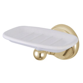 Elements of Design EBA4815PB Wall-Mount Soap Dish Holder, Polished Brass