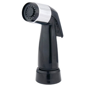 Elements of Design EBS563SP Black Non-Metallic Kitchen Faucet Side Sprayer with Chrome Trim, Black