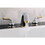 Elements of Design EC364 Roman Tub Filler with Lev HandleCeramic Cartridge C/, Polished Chrome/Polished Brass