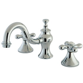 Elements of Design EC7161AX 8-Inch Widespread Lavatory Faucet with Brass Pop-Up, Polished Chrome