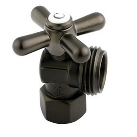 Elements of Design ECC13005X Angle Stop with 1/2" IPS x 3/4" Hose Thread, Oil Rubbed Bronze Finish