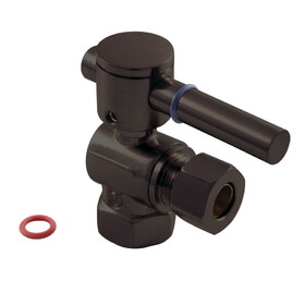 Elements of Design ECC33105DL Angle Stop with 3/8" IPS x 3/8" OD Compression, Oil Rubbed Bronze Finish