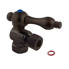 Elements of Design ECC33105 Angle Stop with 3/8" IPS x 3/8" OD Compression, Oil Rubbed Bronze Finish