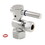 Elements of Design ECC43101DL Angle Stop with 1/2" IPS x 3/8" OD Compression, Polished Chrome Finish