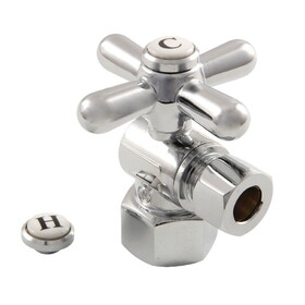 Elements of Design ECC43101X Angle Stop with 1/2" IPS x 3/8" OD Compression, Polished Chrome Finish