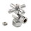 Elements of Design ECC43101X Angle Stop with 1/2" IPS x 3/8" OD Compression, Polished Chrome Finish