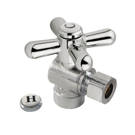 Elements of Design ECC43201X Angle Stop with 1/2" Sweat x 3/8" OD Compression, Polished Chrome Finish