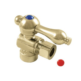 Elements of Design ECC43202 Angle Stop with 1/2" Sweat x 3/8" OD Compression, Polished Brass Finish