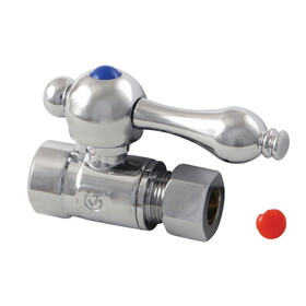 Elements of Design ECC43251 Straight Stop with 1/2" Sweat x 3/8" OD Compression, Polished Chrome Finish