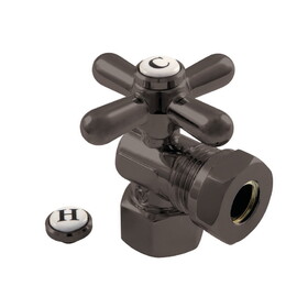 Elements of Design ECC44105X Angle Stop with 1/2" IPS x 1/2" or 7/16" Slip Joint, Oil Rubbed Bronze Finish