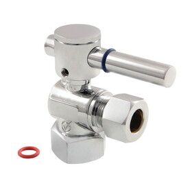 Elements of Design ECC44401DL 1/2-Inch FIP X 1/2-Inch OD Comp Angle Stop Valve, Polished Chrome