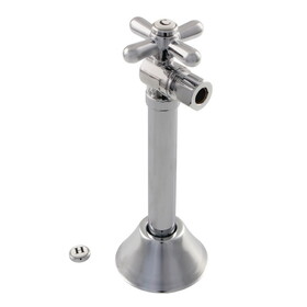 Elements of Design ECC83201X 1/2" Sweat, 3/8" OD Compression Angle Shut-off Valve with 5" Extension, Polished Chrome Finish